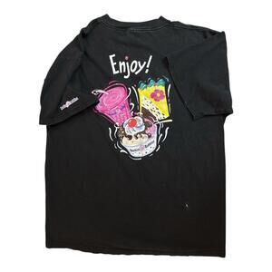Vintage 90s Baskin Robbins T Shirt “Enjoy!” Promo Tultex XL